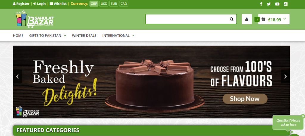 Cheapest way to Send Gifts to Pakistan
