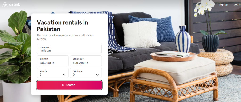 How to Book a Room Using Airbnb in Pakistan