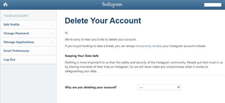 How to Delete Instagram Account - How To - Instagram Account Deletion Made Difficult To Access
