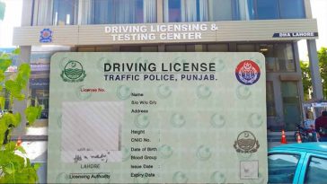 driving license renewal Lahore