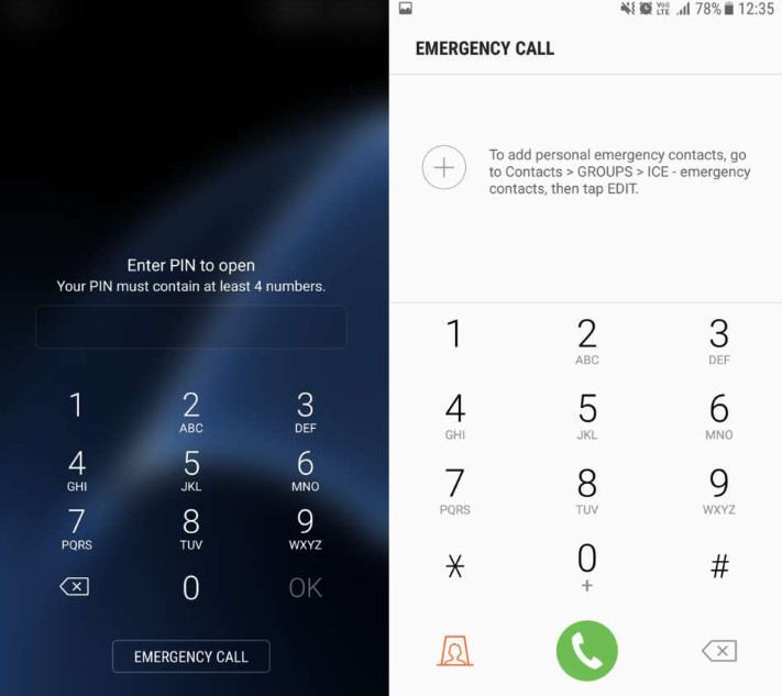 emergency call method for frp bypass in samsung device