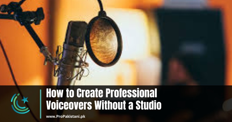 How to Create Professional Voiceovers Without a Studio