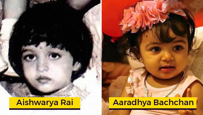 Aaradhya Bachchan and Aishwarya Rai