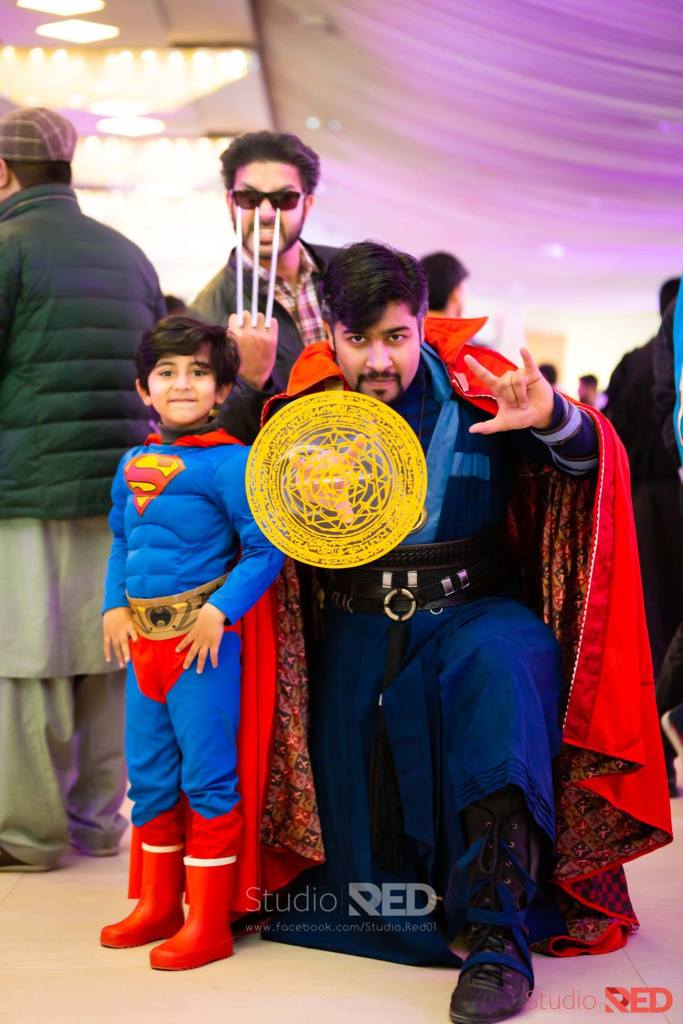 Cosplayer dressed as Dr Strange at TwinCon'19