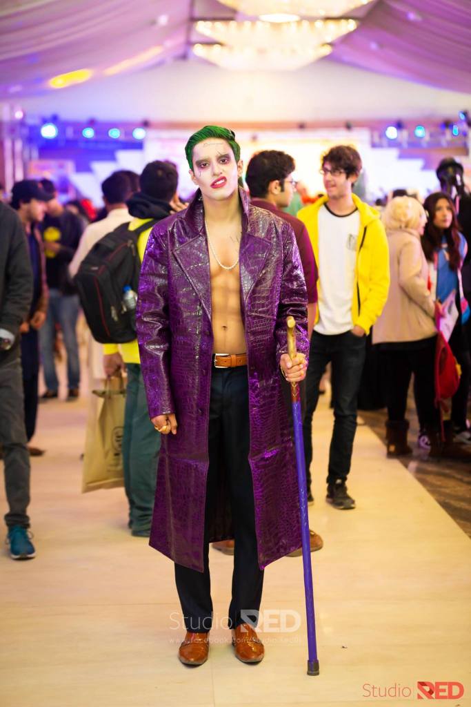 Cosplayer dressed as Joker at TwinCon'19