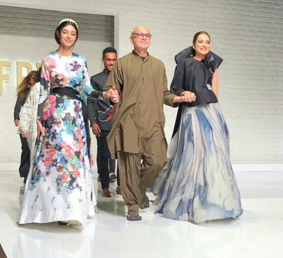 Noor Khan walks for Funkasia