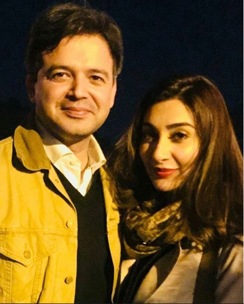 Aisha Khan with then fiance Major Uqbah Malik