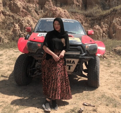 Salma Marwat Khan Pakistan's emerging female rally driver