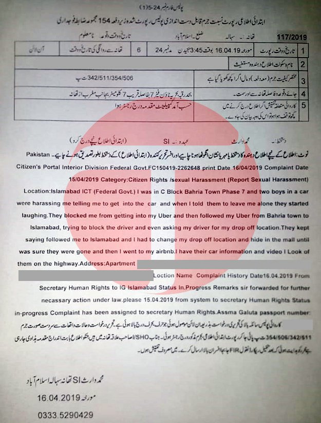 FIR Registered Against 2 Men for Harassing Canadian Model in Islamabad ...