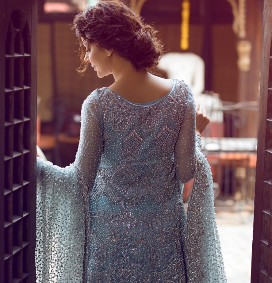 Saba_Qamar_Blue_Dress