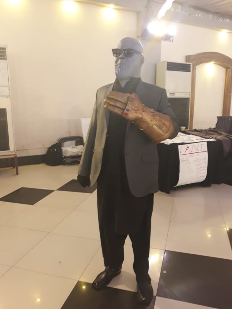 Cosplayer Thanos at ICon 2019