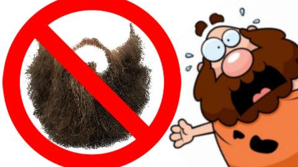 unofficial beard styling ban