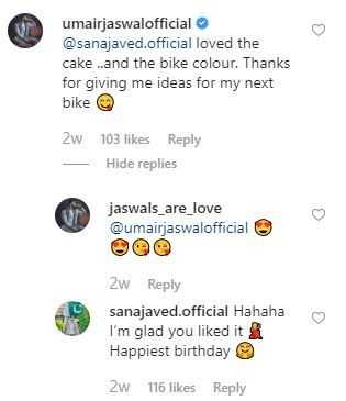 Sana Javed and Umair Jaswal