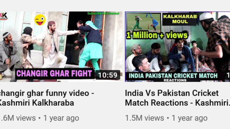 Kashmiri YouTuber