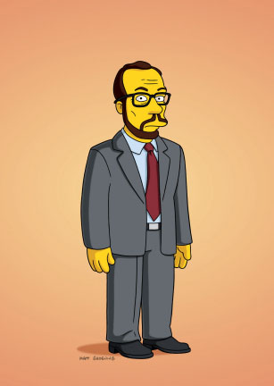 James Lipton in The Simpsons