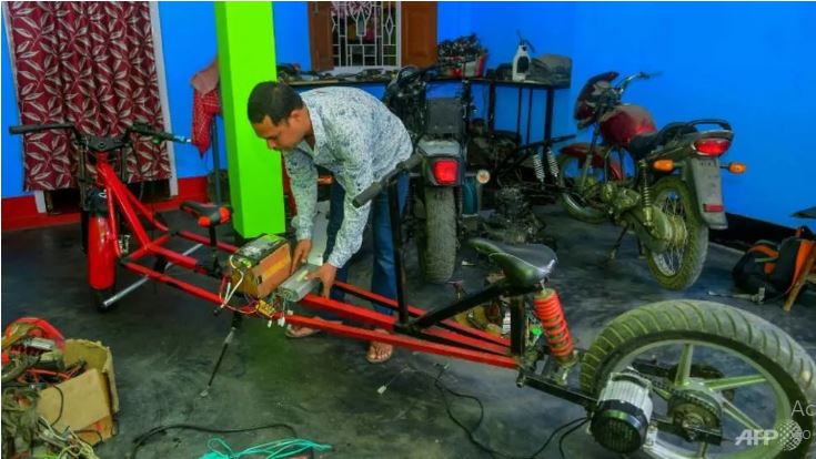 social distancing motorbike