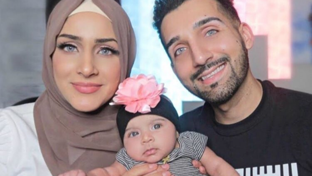 Sham Idrees and froggy with baby girl
