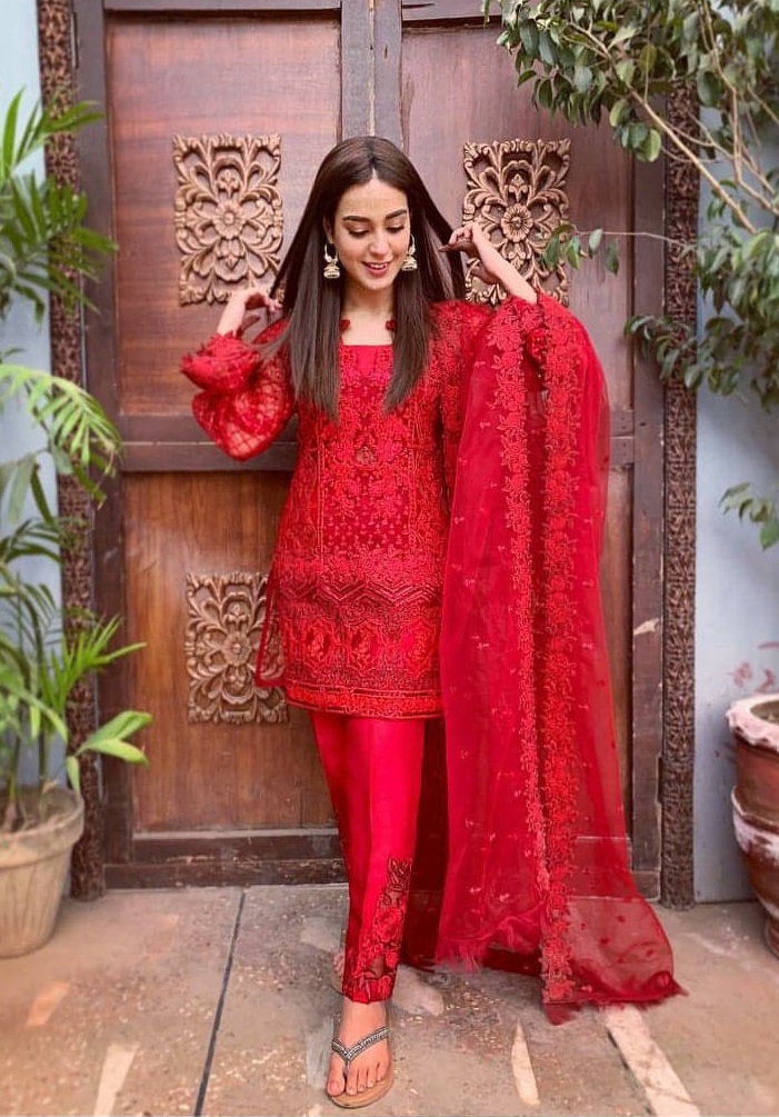 red pakistani dress Big sale - OFF 76%