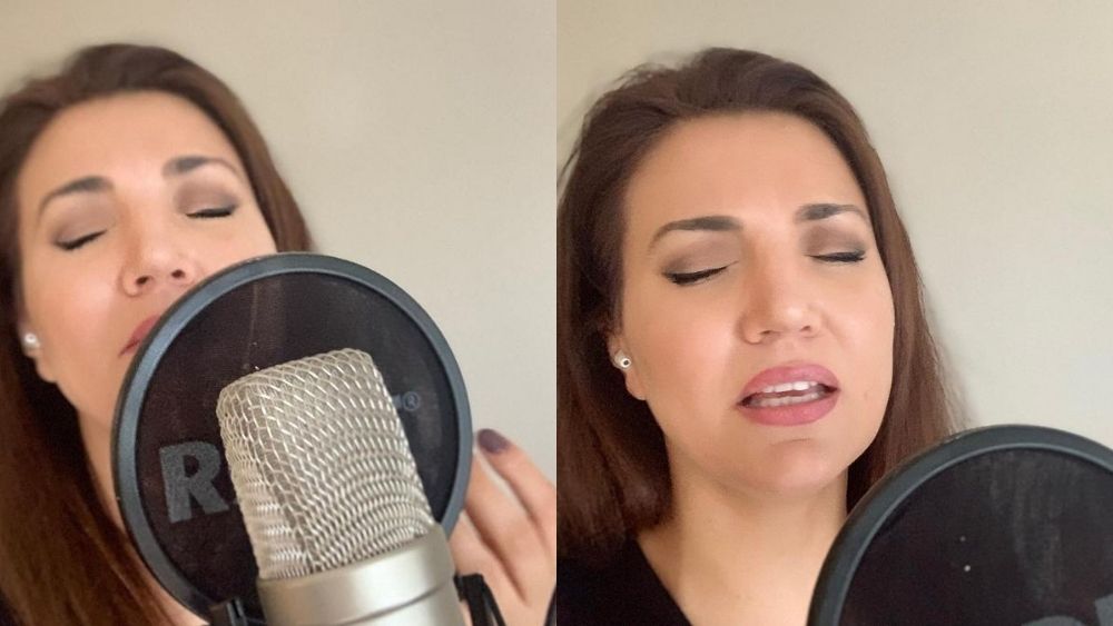 Reham Khan singing
