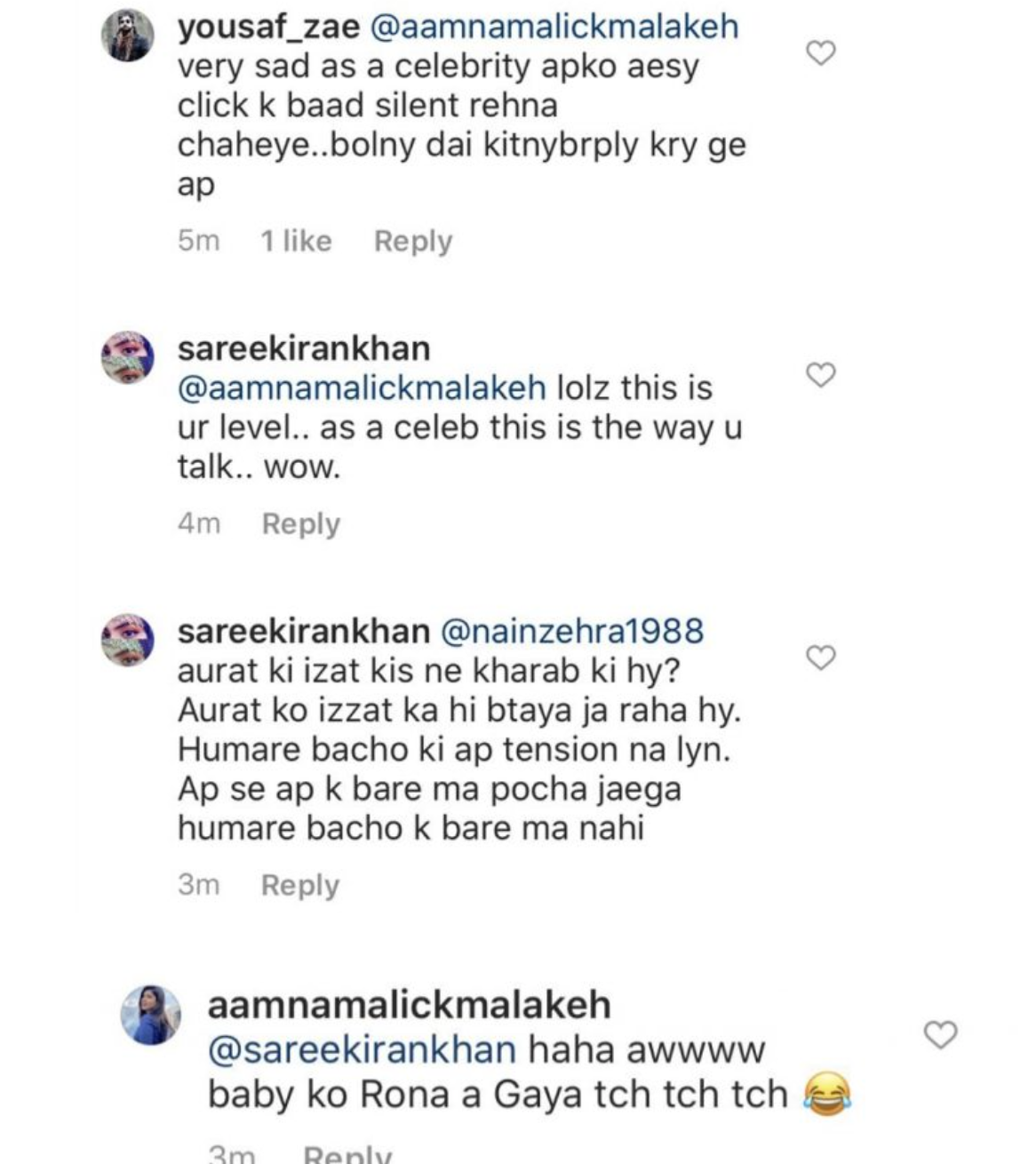 Amna Malick Claps Back At haters