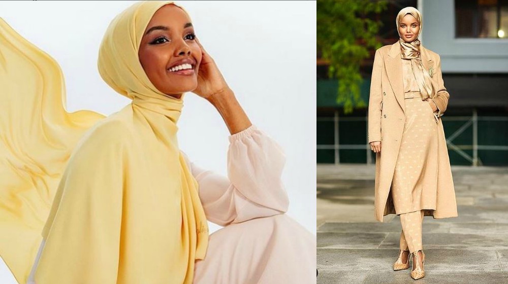 Halima Aden is the first Muslim model to wear a hijab in SI