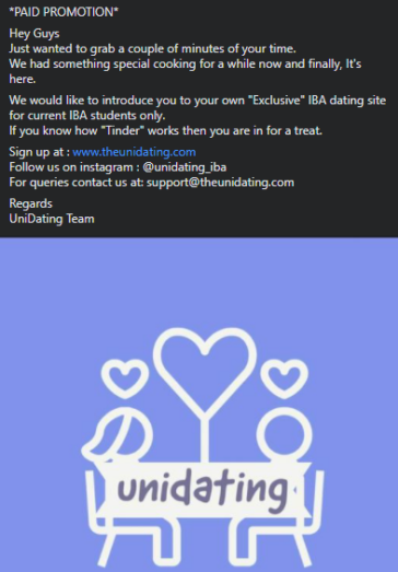 IBA Dating App