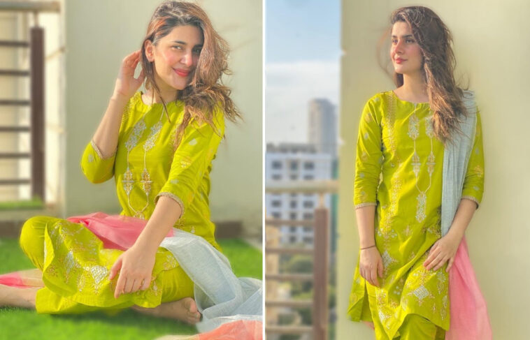 Kubra Khan Is A Breath of Fresh Air In Lime Colored Dress - Lens