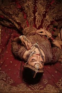 Ayeza Khan Looks Ethereal In Deep-Red Bridal Ensemble - Lens