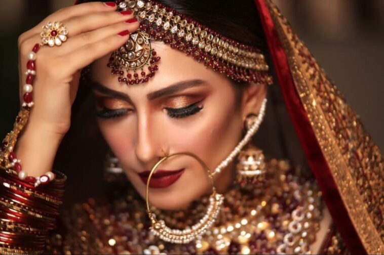 Ayeza Khan Looks Ethereal In Deep-Red Bridal Ensemble - Lens