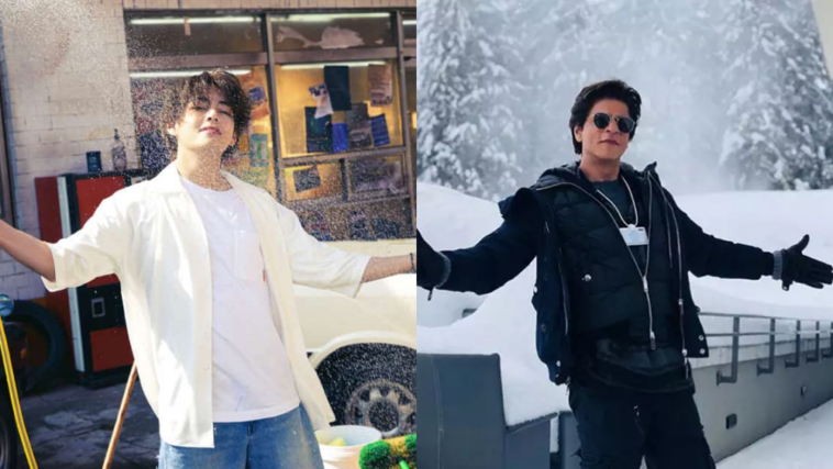 Bts V Recreates Srk S Iconic Pose And Armys Are Loving It Lens