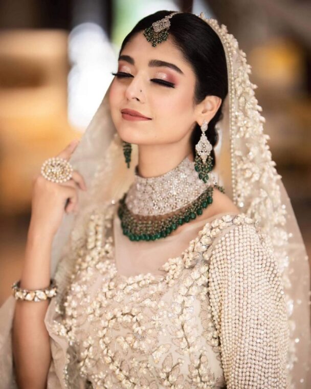 Noor Zafar Khan Takes Our Breath Away In Ivory Bridal Ensemble - Lens