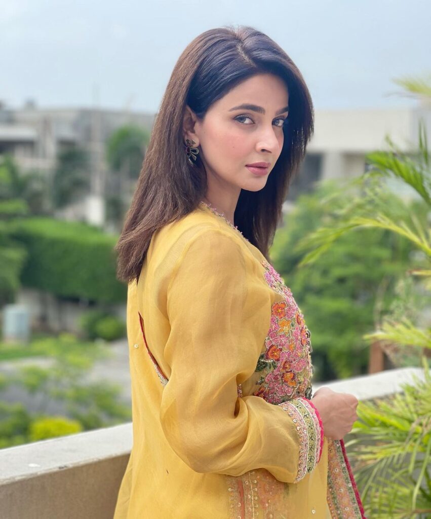 Saba Qamar Glows In Yellow Desi Attires - Lens