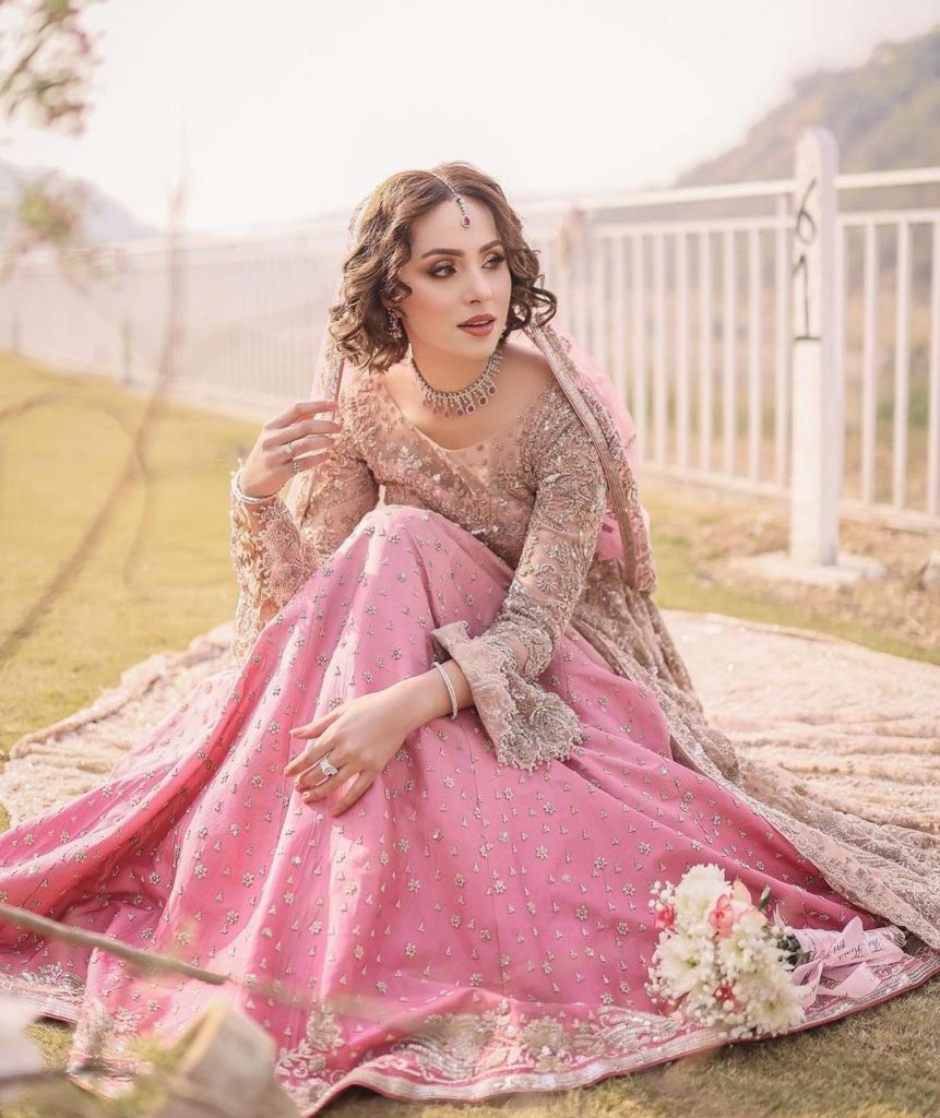 Pretty In Pink: Nimra Khan Looks Breathtaking In Bridal Jora - Lens