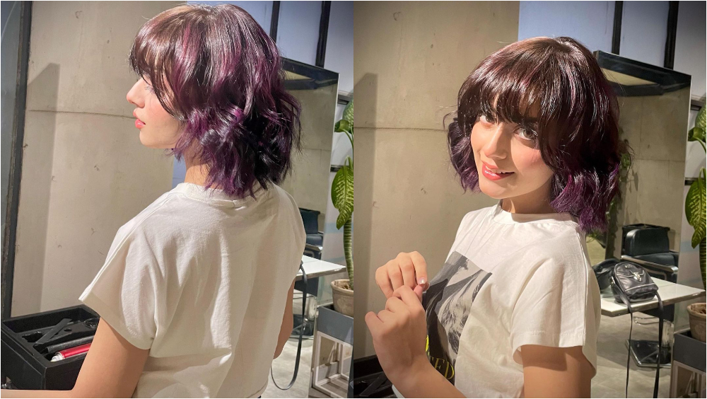 Alizeh Shah Debuts Purple Hair, Fans Call Her 'Desi Tokyo' [Pictures] - Lens
