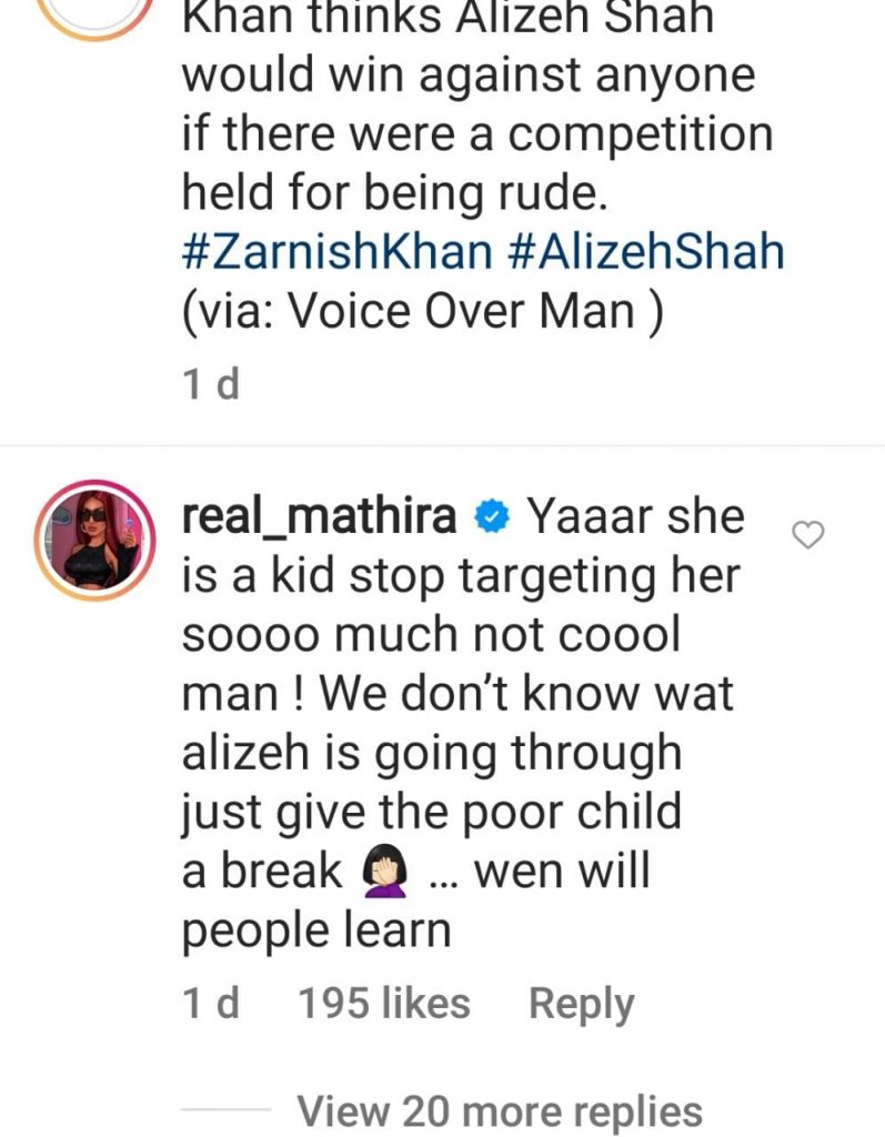 Mathira - Zarnish Khan
