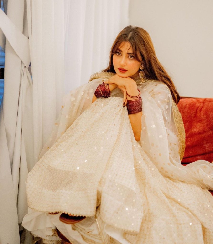 Black Beauty: Sajal Aly Kills It In Sleek Black Net Sari - Lens