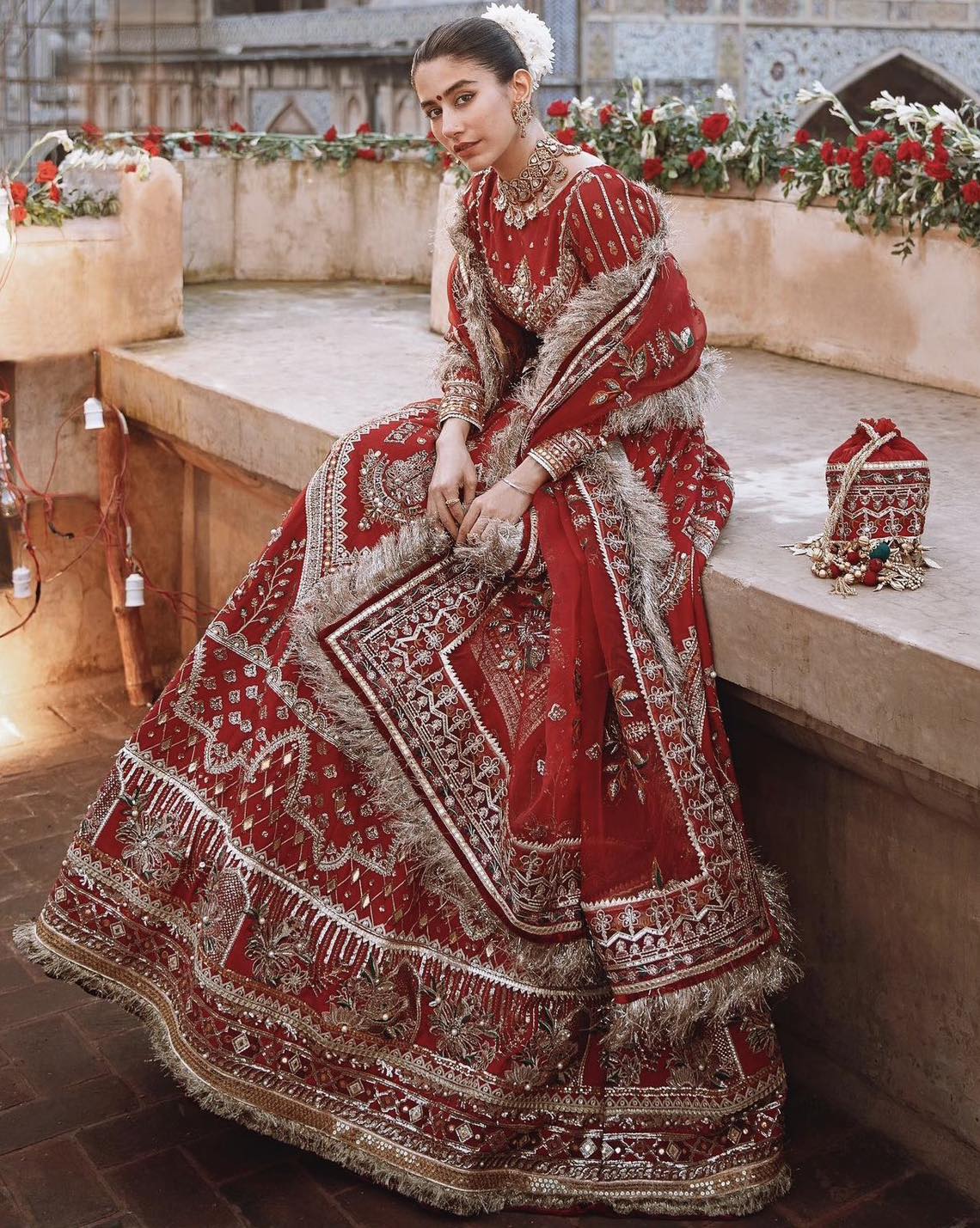 Syra Yousuf Channels Indian Princess Look in Bridal Wear Photoshoot - Lens