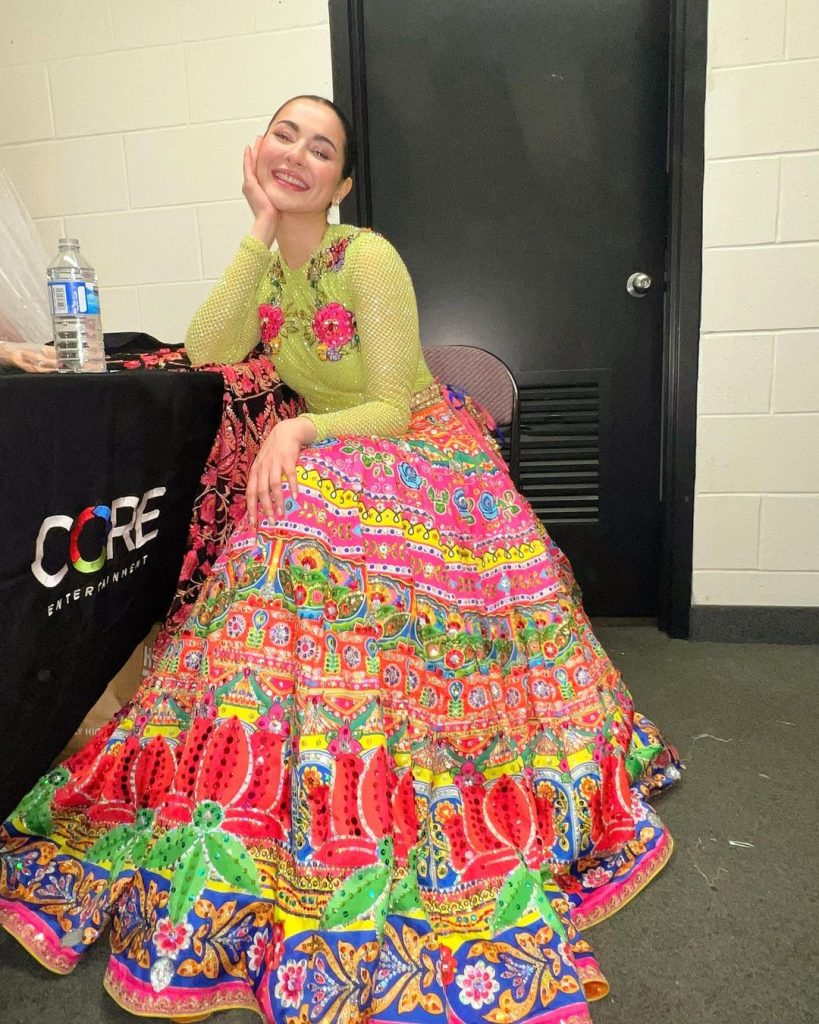 Hania Aamir Looks Dreamy in Shimmery Colorful Outfit [Images] - Lens