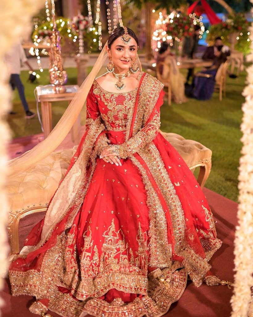 Yumna Zaidi Looks Stunning In Bridal Look From Drama ‘tere Bin’ [pictures] Lens