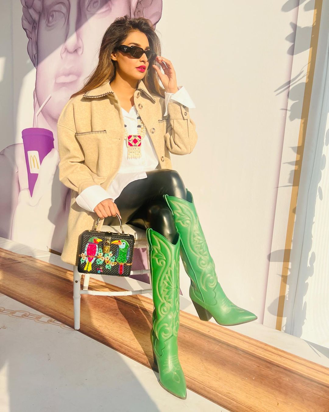Supermodel Amna Ilyas Looks Ravishing at Charity Brunch in Karachi - Lens