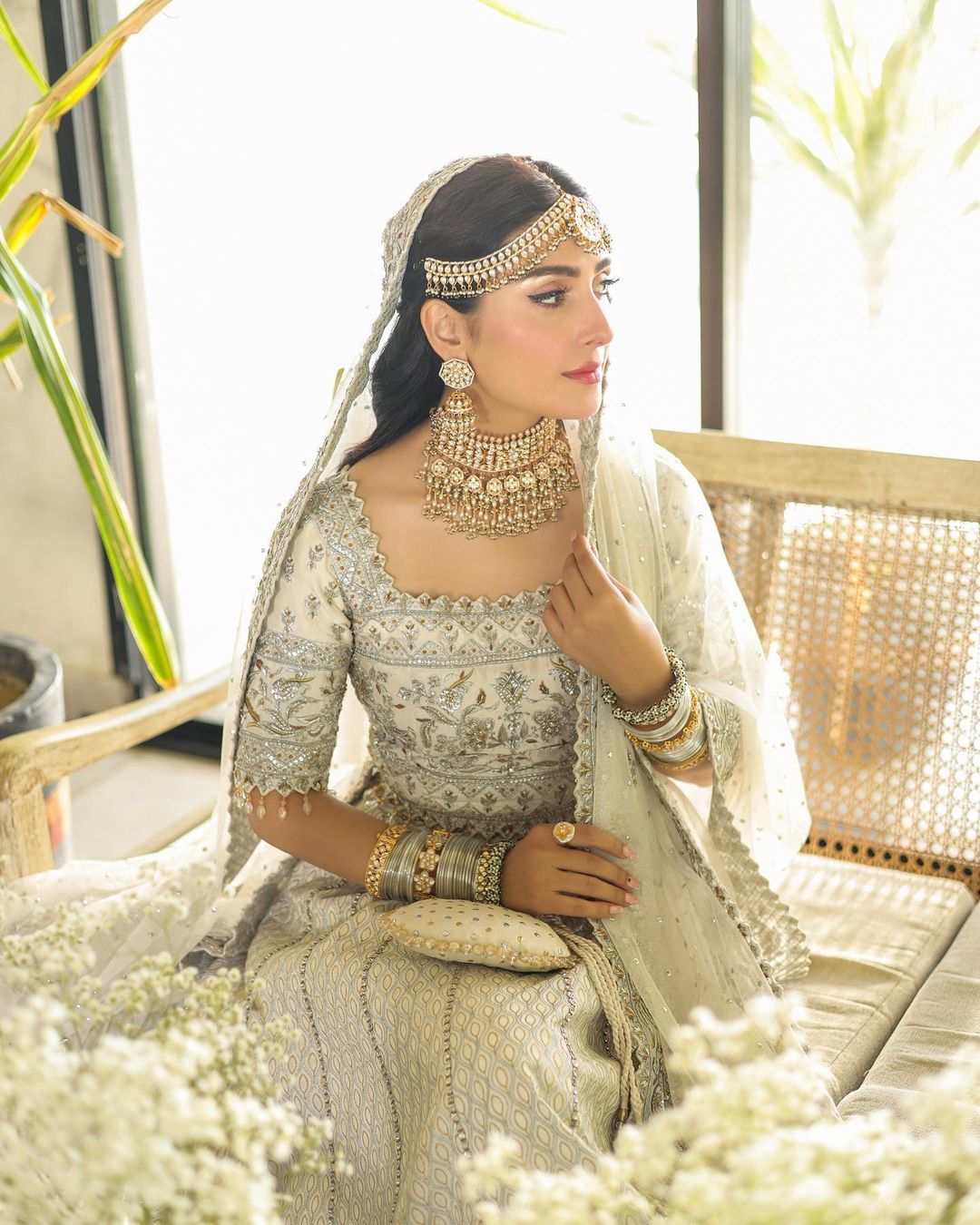 Ayeza khan 2024 nikkah dress