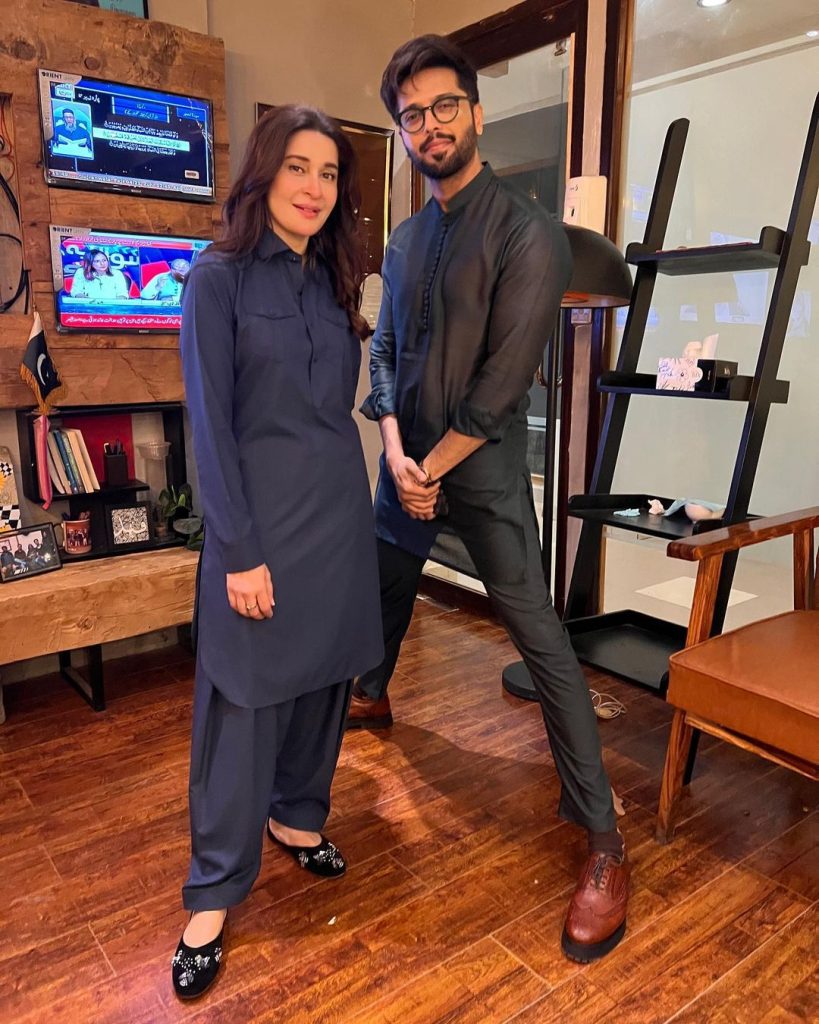 Shaista Lodhi Rocks Men's Kurta Shalwar Look, Heaps Praises on Fahad ...