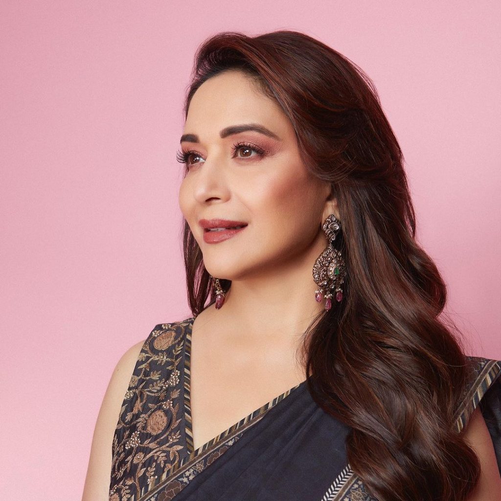 Ever Young Madhuri Dixit Leaves Us Spellbound In Chic Saree - Lens