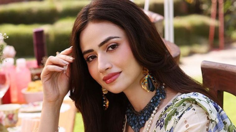 Sana Javed Sets Eid Fashion Trend in Cream-Toned Schiffli Dress - Lens