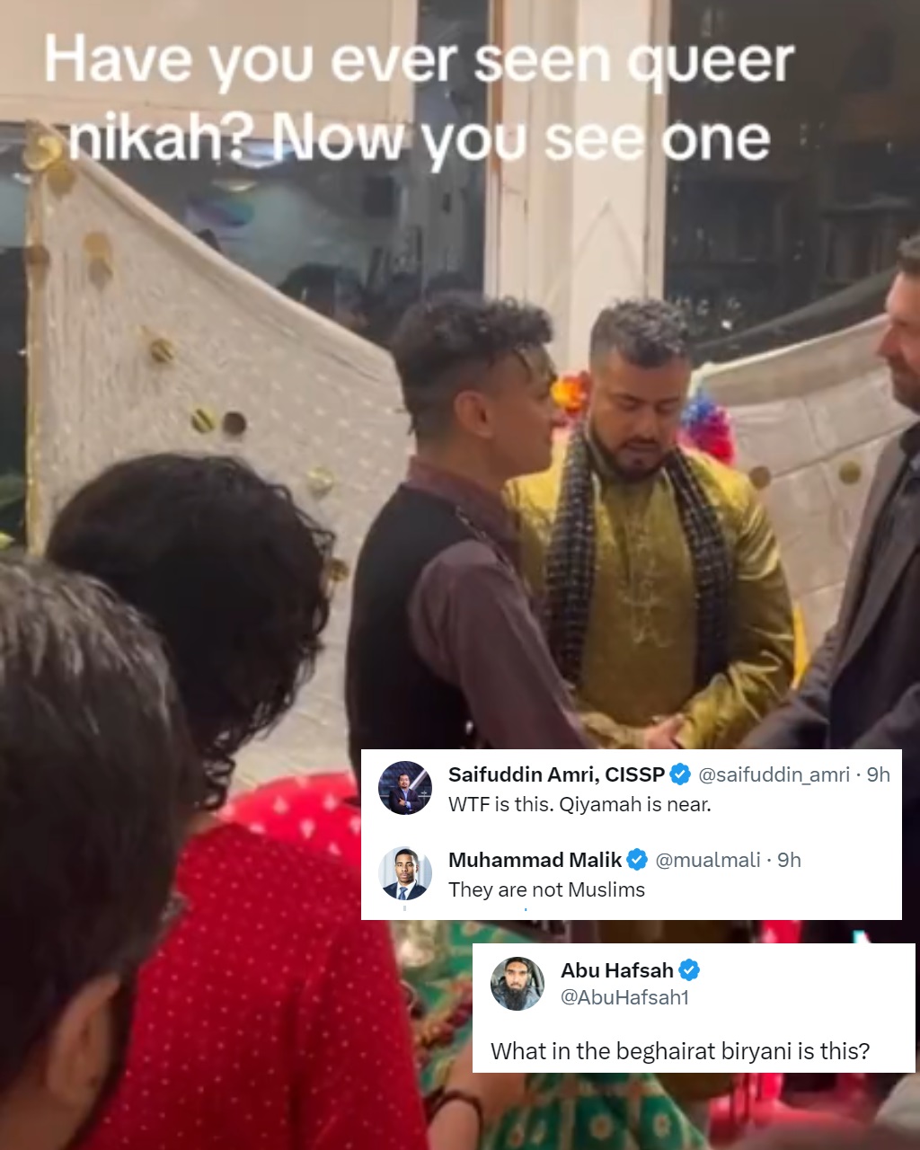 Viral TikTok Clip of a Gay Nikkah Sparks Massive Outrage - Lens