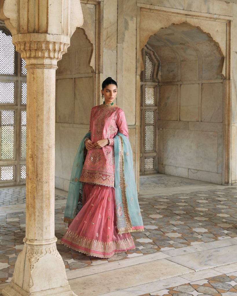 Vibgyor Fashion Embroidered Net  Unstitched Saree S4-23U Mihrab Black - Festive Collection main image 1