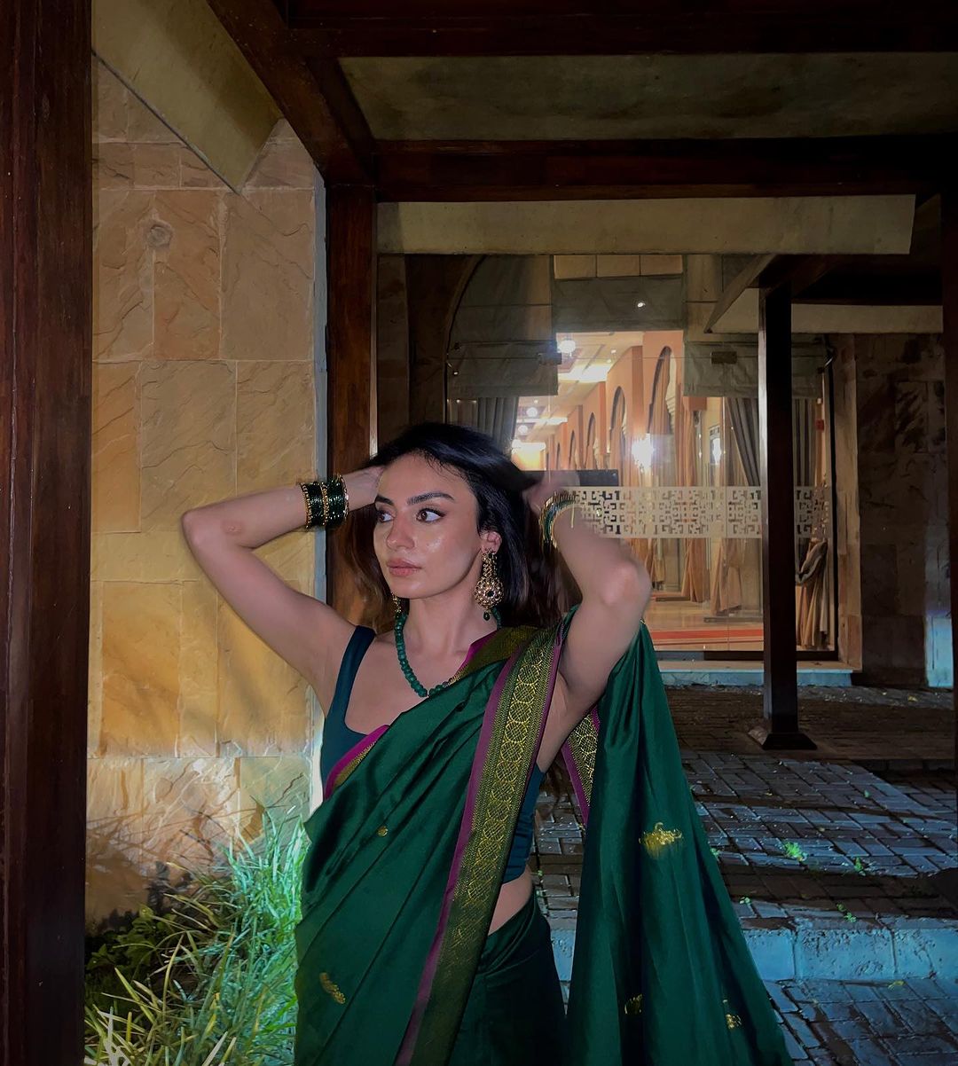 Aditi Rao Hydari is a Regal Dream in Green Saree Worth Rs 45,000 - Are You  Impressed?