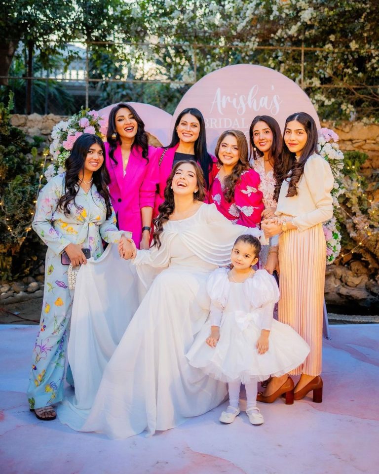 Arisha Razi Khan Radiates Disney Princess Elegance at Bridal Shower ...