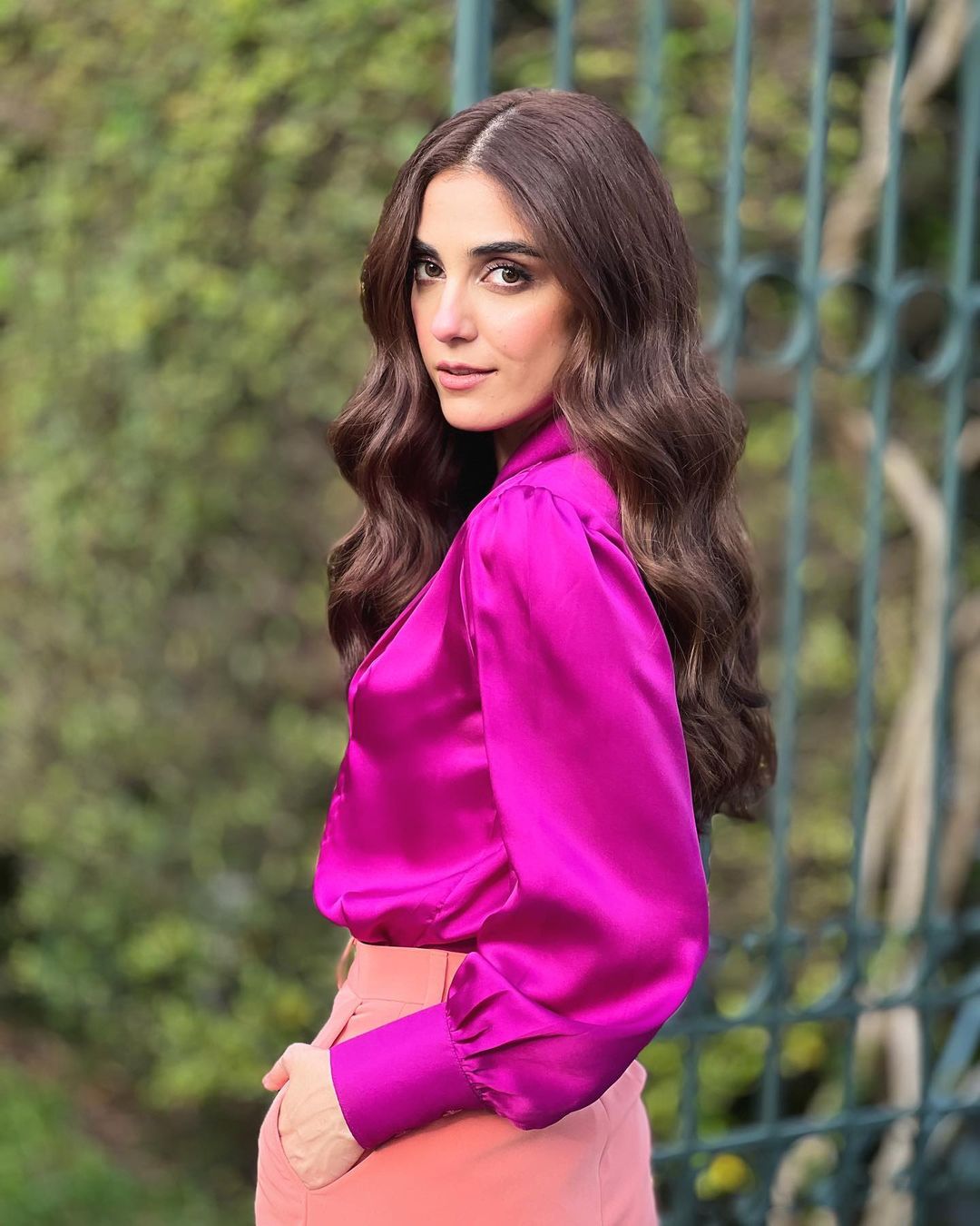 Maya Ali is a Captivating Vision in Pink and Purple - Lens