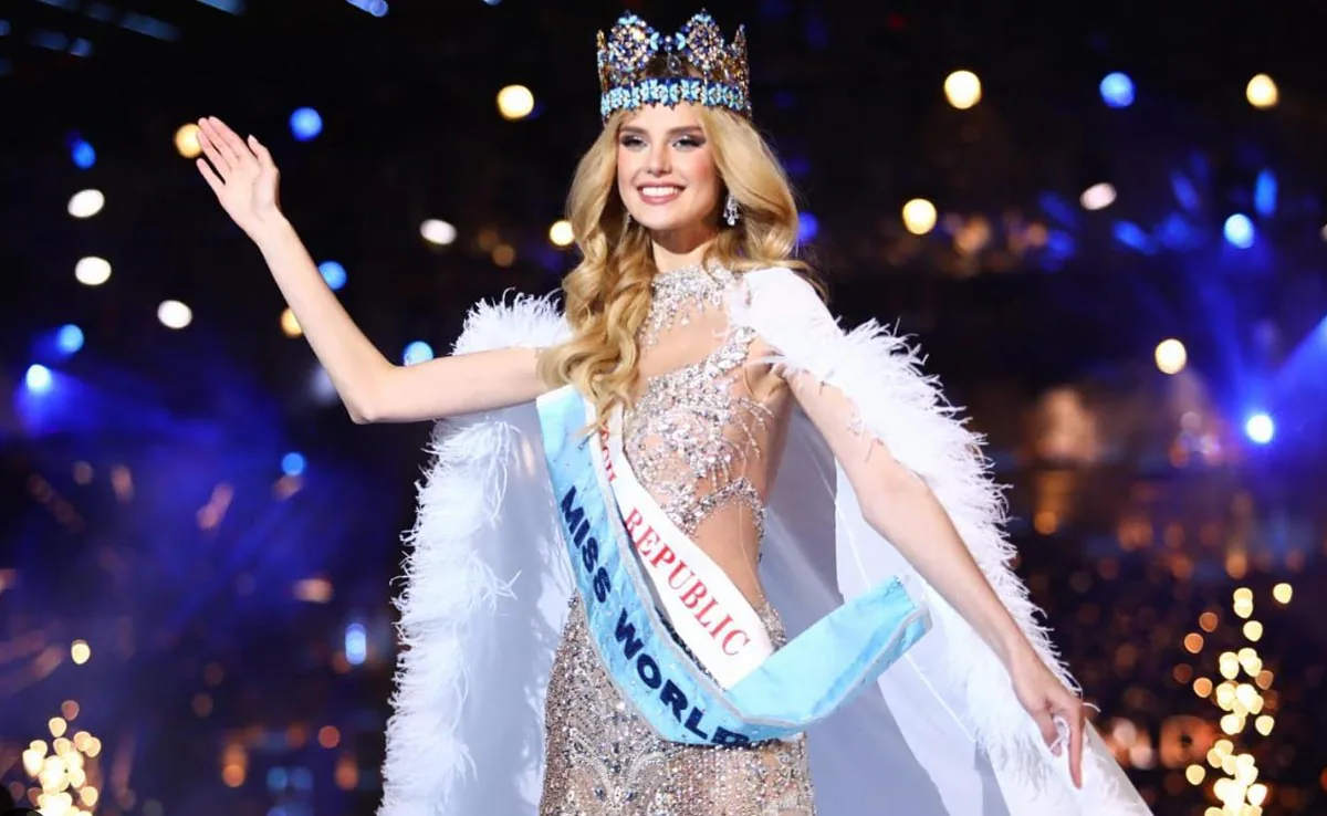 Czech Republic Krystyna Pyszková crowned Miss World 2024 in Mumbai - Lens
